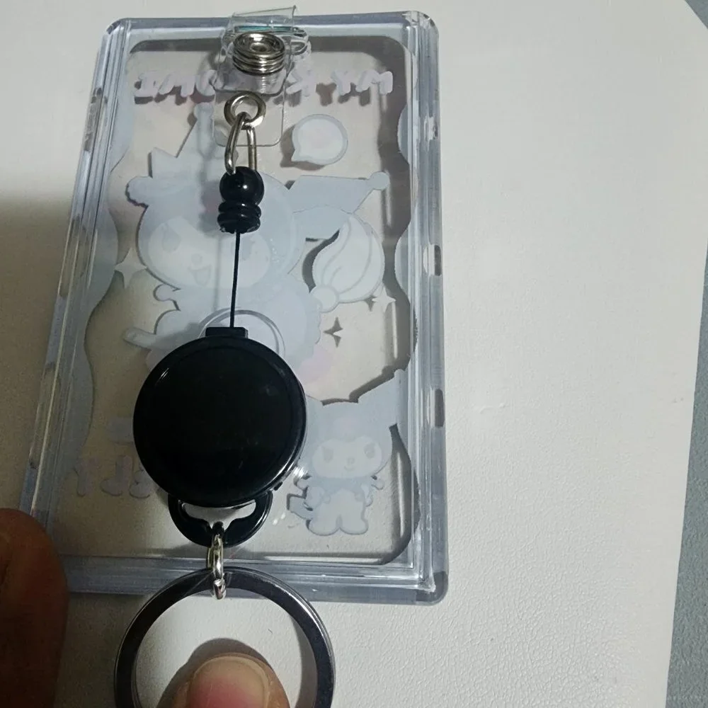 Brand New MY KUROMI I.D Holder Keychain